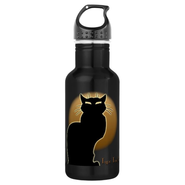 Chat Bouteille Amoureux des chats personnalisée (Devant)