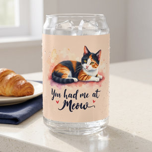 Chat Calico Vous M'avez Eu à Miaou Aquarelle