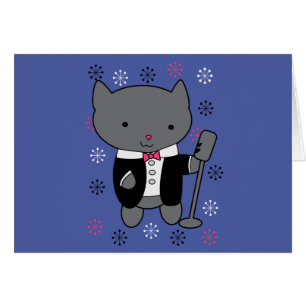 Chat chanteur de jazz