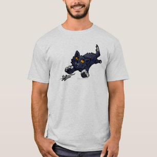 Chat Chasing souris lumière TShirt