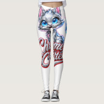 CHAT CHROME "Meow vibes" leggings