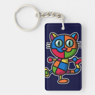 chat coloré