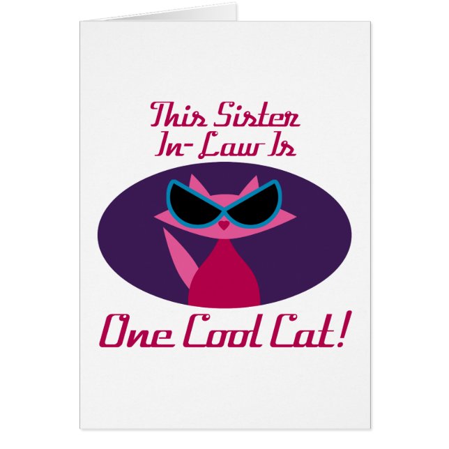 Chat Cool de belle-soeur (Devant)