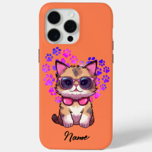 Chat Cool personnalisé en Coque lunettes de soleil