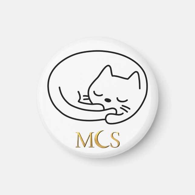 Chat couché Felix Calypso's Heart Magnet (Devant)