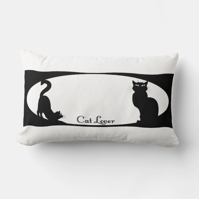 Chat Coussin Amusants Amoureux de les chats cadeau (Recto)