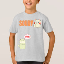Chat Cute Confusion tshirt garçon