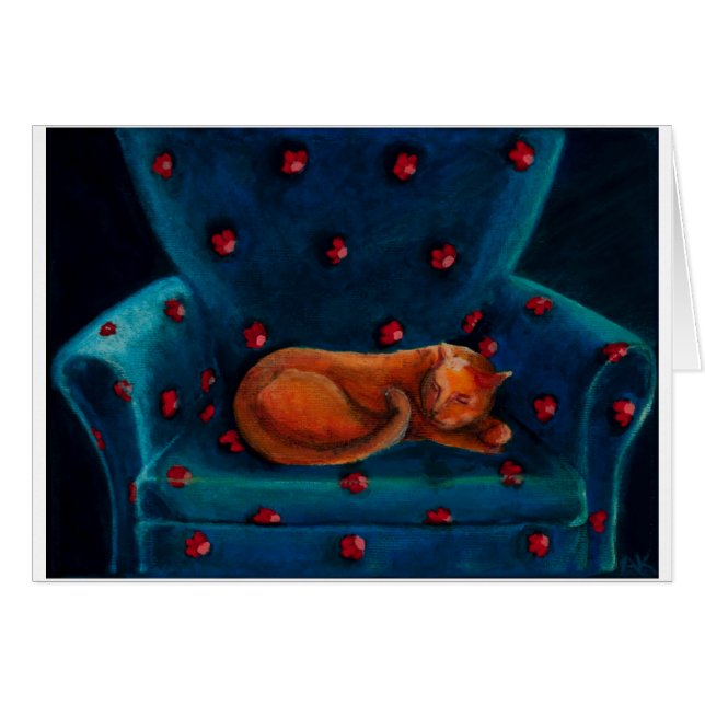 chat dans la chaise (Devant horizontal)