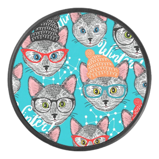 Chat dans le casquette (Devant)