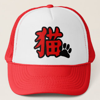 Chat dans le casquette chinois