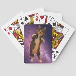 Chat dans l'espace - cartes de jeu
