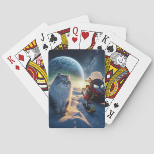 Chat d'arctique playing cards