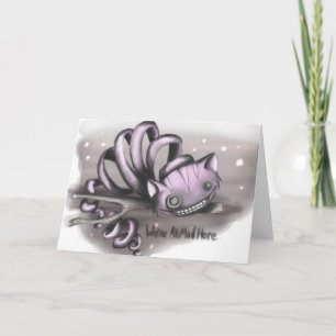 Chat de Cheshire - carte d'Alice