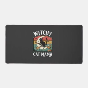 Chat de Halloween Sorcière Maman