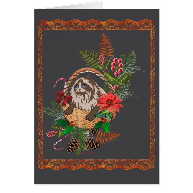 chat de Noël (Devant)