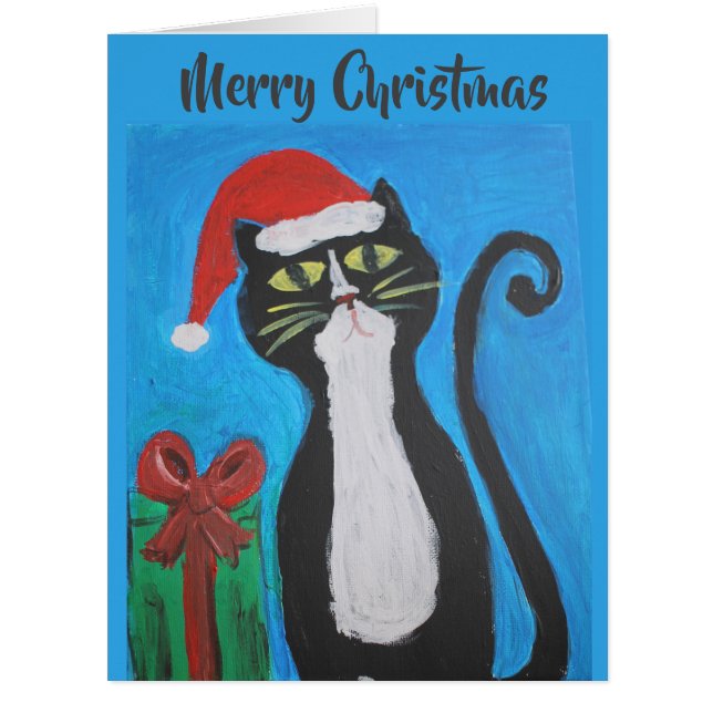 Chat de Noël Art populaire (Devant)