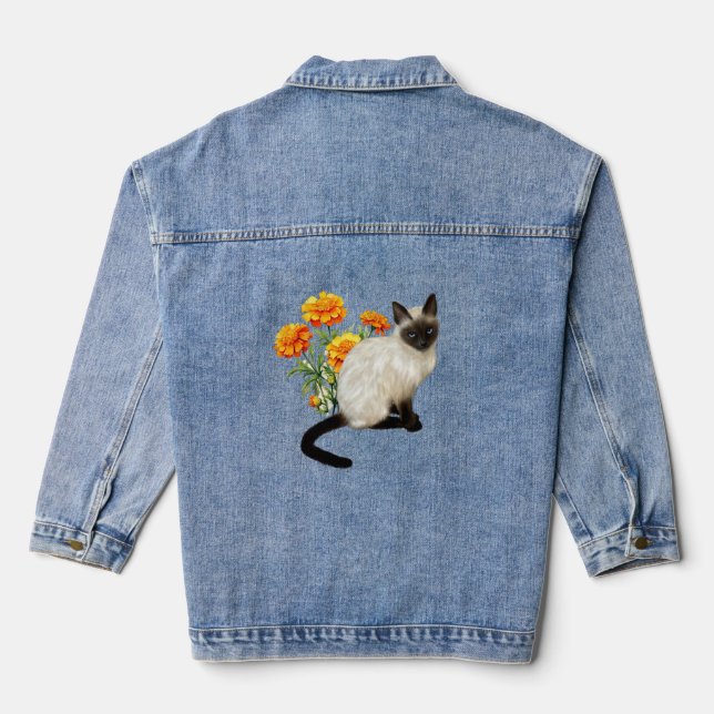 Chat de Siamese et veste pour femmes Marigold (Verso)