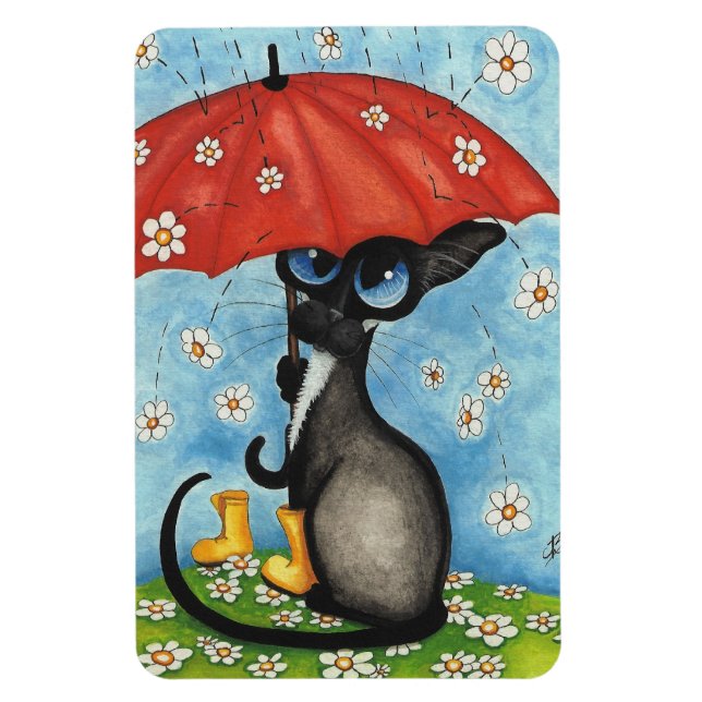 Chat de Siamese par BiHrLe Magnet (Vertical)
