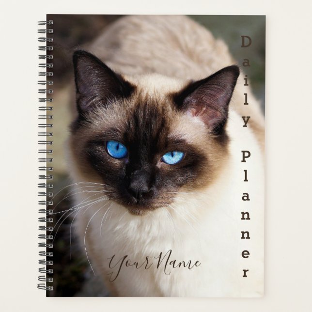 Chat de Siamese - Planificateur quotidien - HAMbWG (Devant)