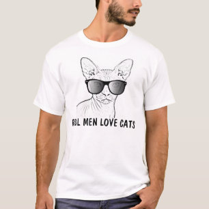 Chat de Sphynx, vrai T-shirt de chats d'amour
