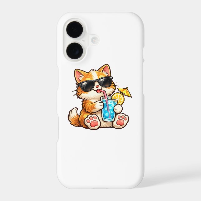 Chat d'été cool (Verso)