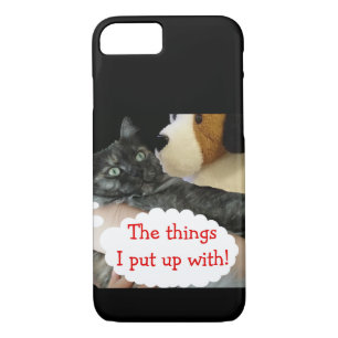 Chat détendu Coque mobile personnalisé par RoseWri