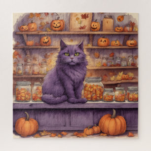 chat d'Halloween #5 puzzle