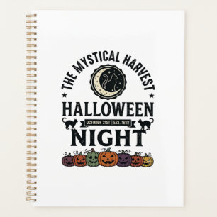 Chat d'Halloween Chats noirs Citrouilles Vintage D