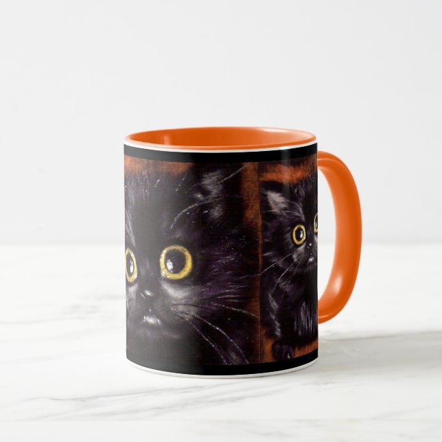 Chat Dracula Scaredy Chat Mug (Devant droit)