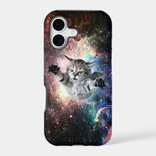 Chat drôle dans l'espace