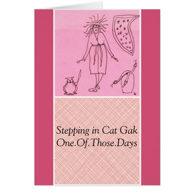 Chat drôle Gak de déesse (Devant)