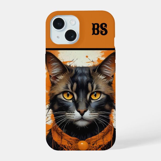 Chat éffrayant d'Halloween caché (Verso)