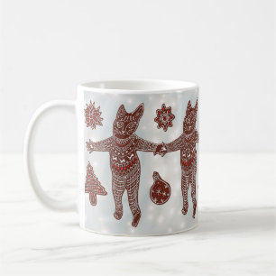 Chat en pain d'épices & biscuits, mug Noël 2025