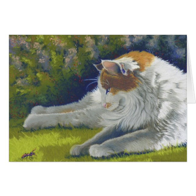 chat et insecte (Devant Horizontal)