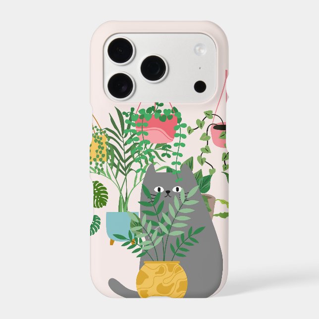 Chat et Plantes (Verso)
