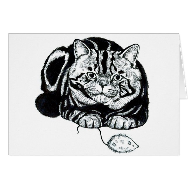 Chat et souris (Devant horizontal)