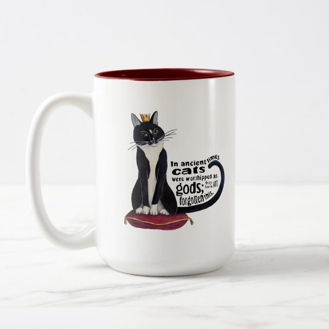 Chat God Two Tone Mug (Gauche)