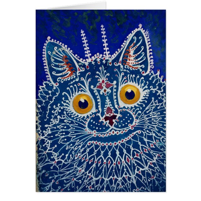 Chat gothique par Louis Wain (Devant)