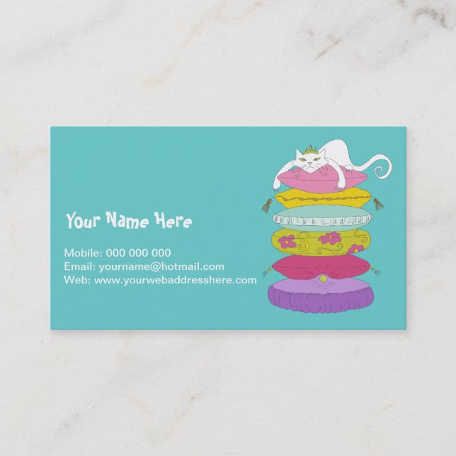 Chat grincheux de princesse et les cartes de (Devant)