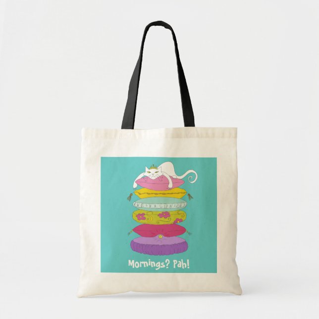 Chat grincheux de princesse et les sacs (Devant)