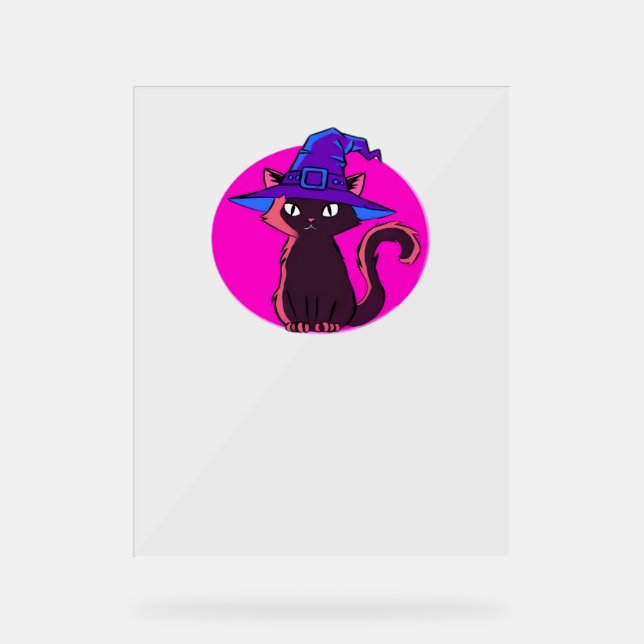 Chat Halloween Cute T-Shirt surdimensionné (Recto)