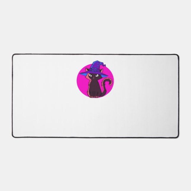 Chat Halloween Cute T-Shirt surdimensionné (Recto)