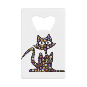 Chat Halloween Emoji Effrayant Icônes Éffrayantes