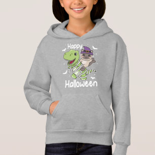 Chat Happy Halloween T-rex costume maman