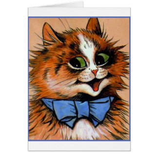 Chat heureux (image vintage)