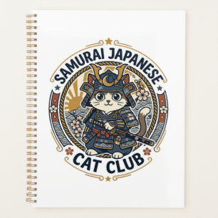 Chat japonais samouraï Art vectoriel POD - Samoura