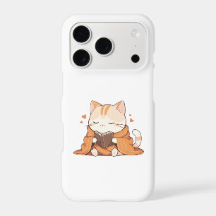 Chat Kawaii de Lecture Confortable Design de Chato