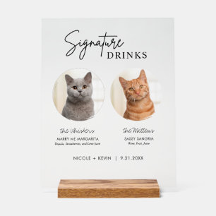 Chat Mariage Signature Boissons Bar Cocktail Frost