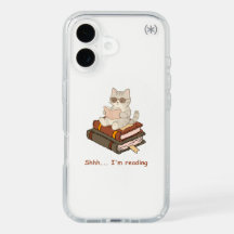 Chat Mignon Lisant des Livres - Chut Je Lis Esthét