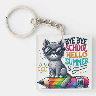 Chat mignon sur une illustration de crayon célébra
